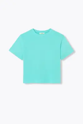 T-shirt basique col rond Femme