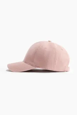 Casquette en twill de coton - Rose ancien clair