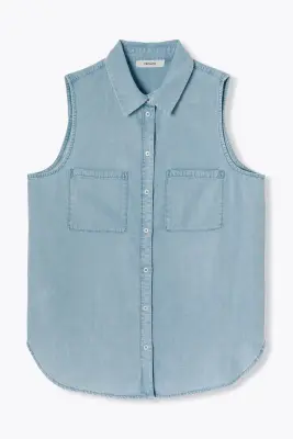 Chemise sans manches Femme