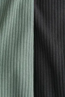 Lot de 2 leggings - Vert clair/gris foncé