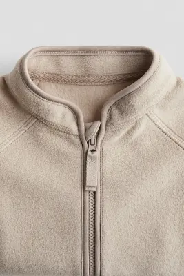 Veste en polaire - Beige clair