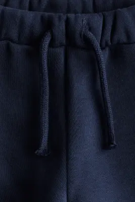 Pantalon jogger en molleton - Bleu marine