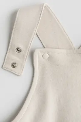 Salopette en molleton - Beige clair