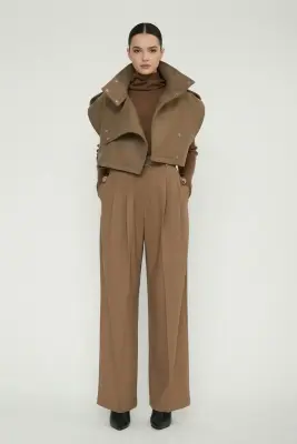 Veste Nills sans manche Warm Taupe