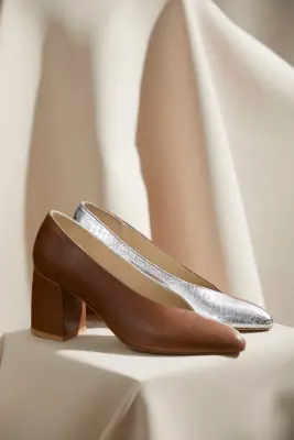Escarpins Hesse Silver & Cognac