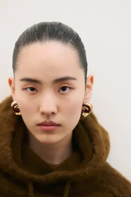 Boucles d'oreilles façon nœuds - Doré