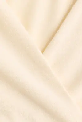 Top en jersey avec encolure en V - Jaune clair