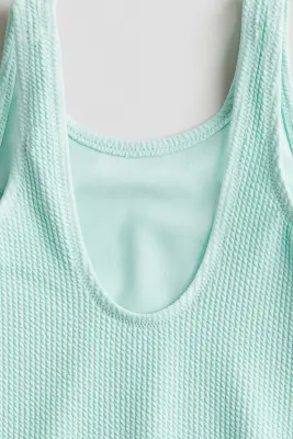 Maillot de bain texturé - Turquoise