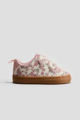 Sneakers - Crème/fleuri
