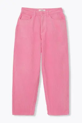 Pantalon barrel en velours