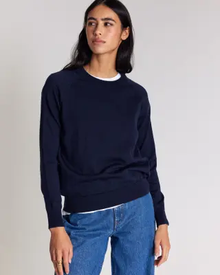 Pull Fabio bleu marine