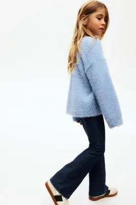 Jegging évasé - Bleu denim foncé