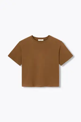 T-shirt basique col rond Femme