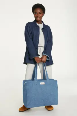 Sac Elzévir denim Rive Droite