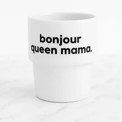 Gobelet Bonjour Queen Mama - Félicie Aussi