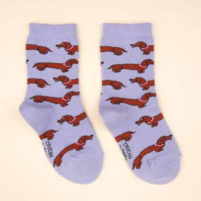 Chaussettes enfant Teckel Coucou Suzette