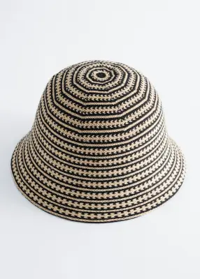 Bob crocheté - Noir/Sable