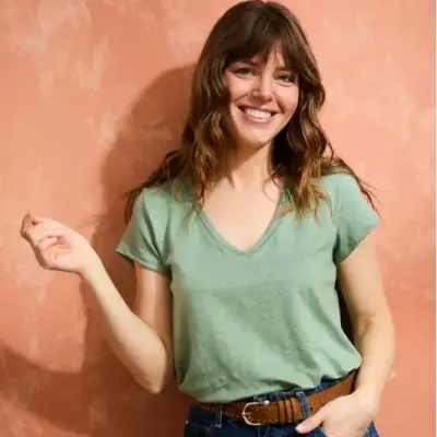T-shirt Alina sauge