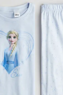 Pyjama en jersey - Bleu clair/La Reine des neiges