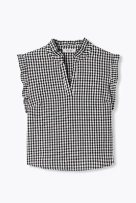 Blouse à carreaux vichy Femme