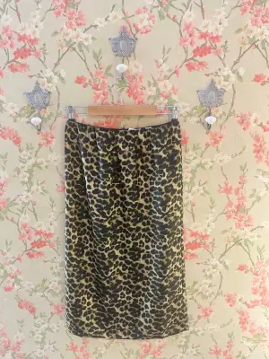 Nouveau ! LAURENCE BRAS Jupe Célia Leopard