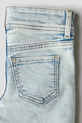 Superstretch Flared Leg Jeans - Bleu denim clair