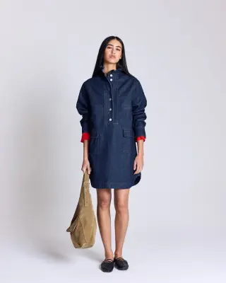 Robe Claire bleu brut