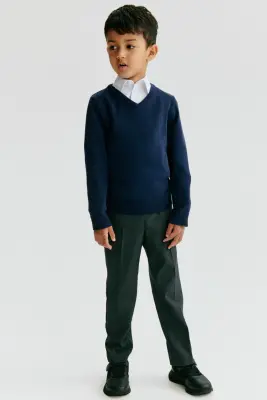 Pull scolaire - Bleu marine
