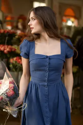 Estelle Button Down Dress