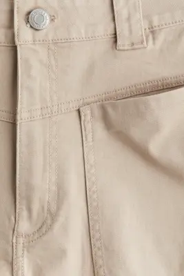 Short cargo en twill - Beige