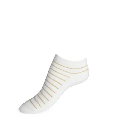 Invisible Marinière Blanc Doré