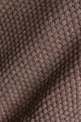 Combinaison au point bulle en coton - Taupe foncé
