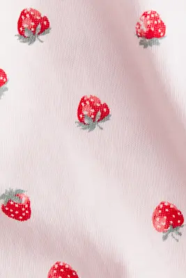 Pyjama en coton à motif - Rose clair/fraises