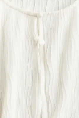 Blouse froissée - Crème