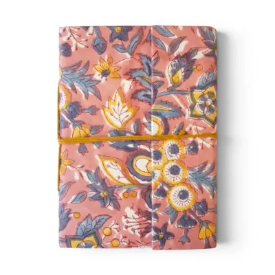 Carnet Fleurs Rose