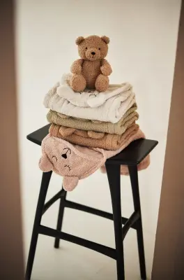 Couverture Portefeuille - Teddy Bear - Boucle/oatmeal