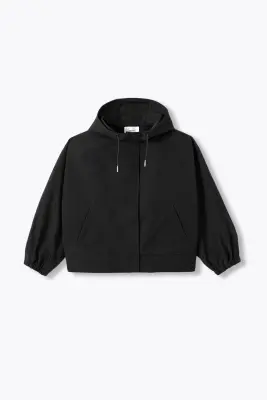 Blouson coupe-vent à capuche