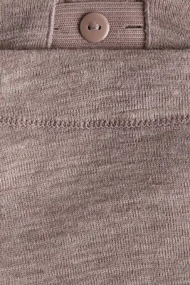 Legging en jersey de laine mérinos - Beige foncé