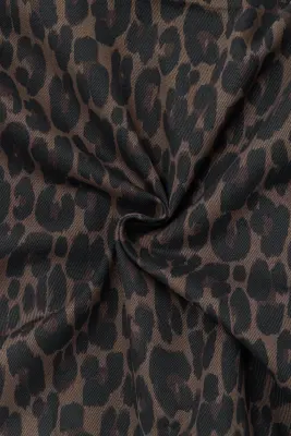 Coupon 3 m en coton léopard
