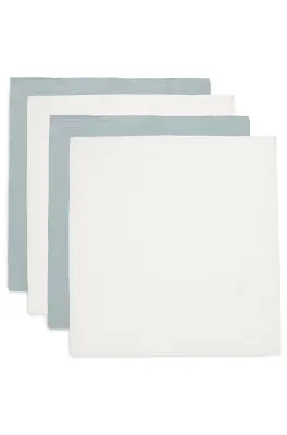 Ensemble Mousseline - 6-pack - Sea Green/ivory