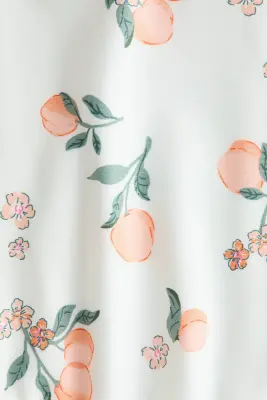 Maillot de bain imprimé - Crème/pêches