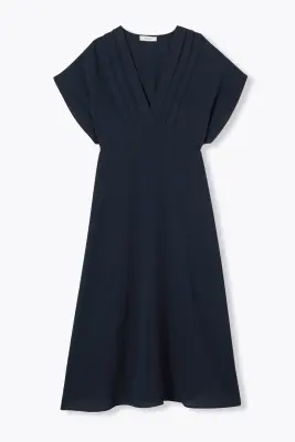 Robe longue et unie Femme
