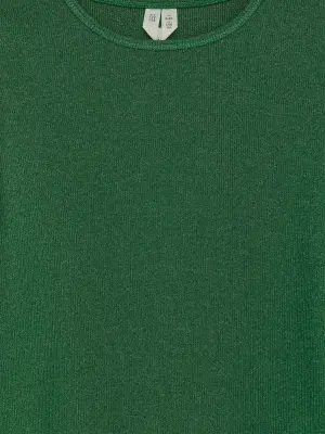 Haut pailleté à manches bouffantes - Vert