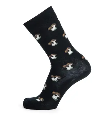 Chaussettes cèpes noir