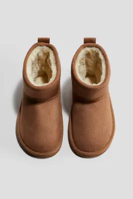 Bottines chaudement doublées - Marron