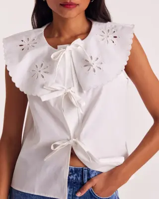 Top Moana blanc naturel