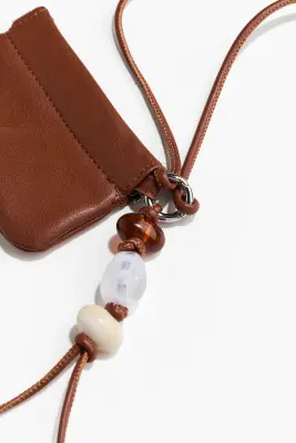 Mini sac crossbody - Marron