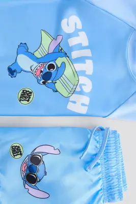 Ensemble de bain imprimé - Bleu/Lilo et Stitch
