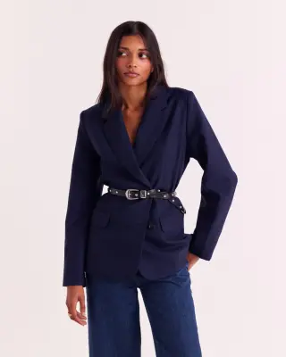 Veste Judith bleu encre