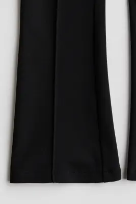 Legging évasé en jersey romanite - Noir
